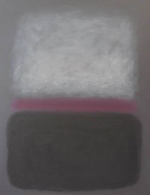 Precious Memories I (Grey Black Rothko) by Paresh Nrshinga