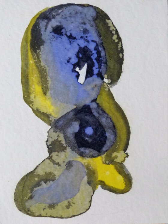 Blue Puppy, 18x24 cm