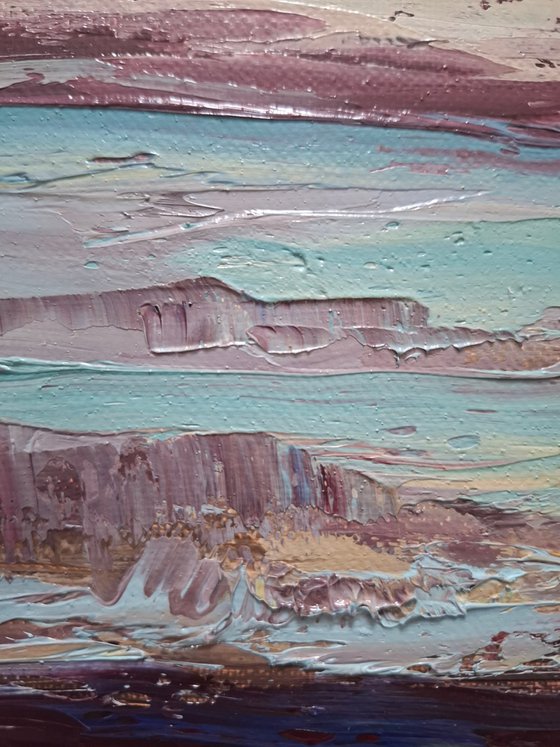Oil painting Silent Sea