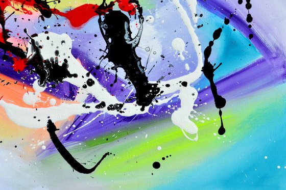 Elements - Large Colorful Abstract Painting