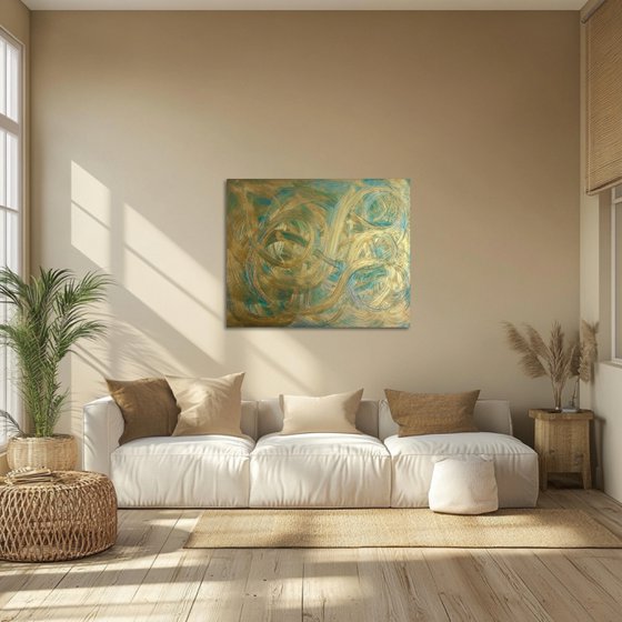 Gold Leaf 100x80x2