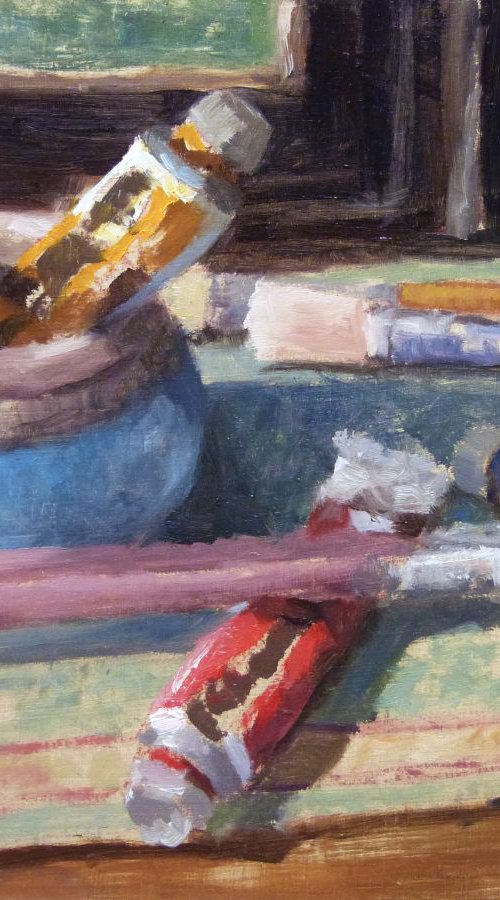 Paint Tubes and Brushes by Pascal Giroud