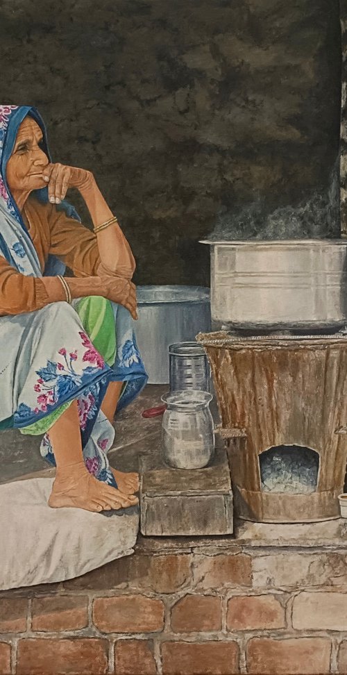 Tea Stall by Nilofar Ansari