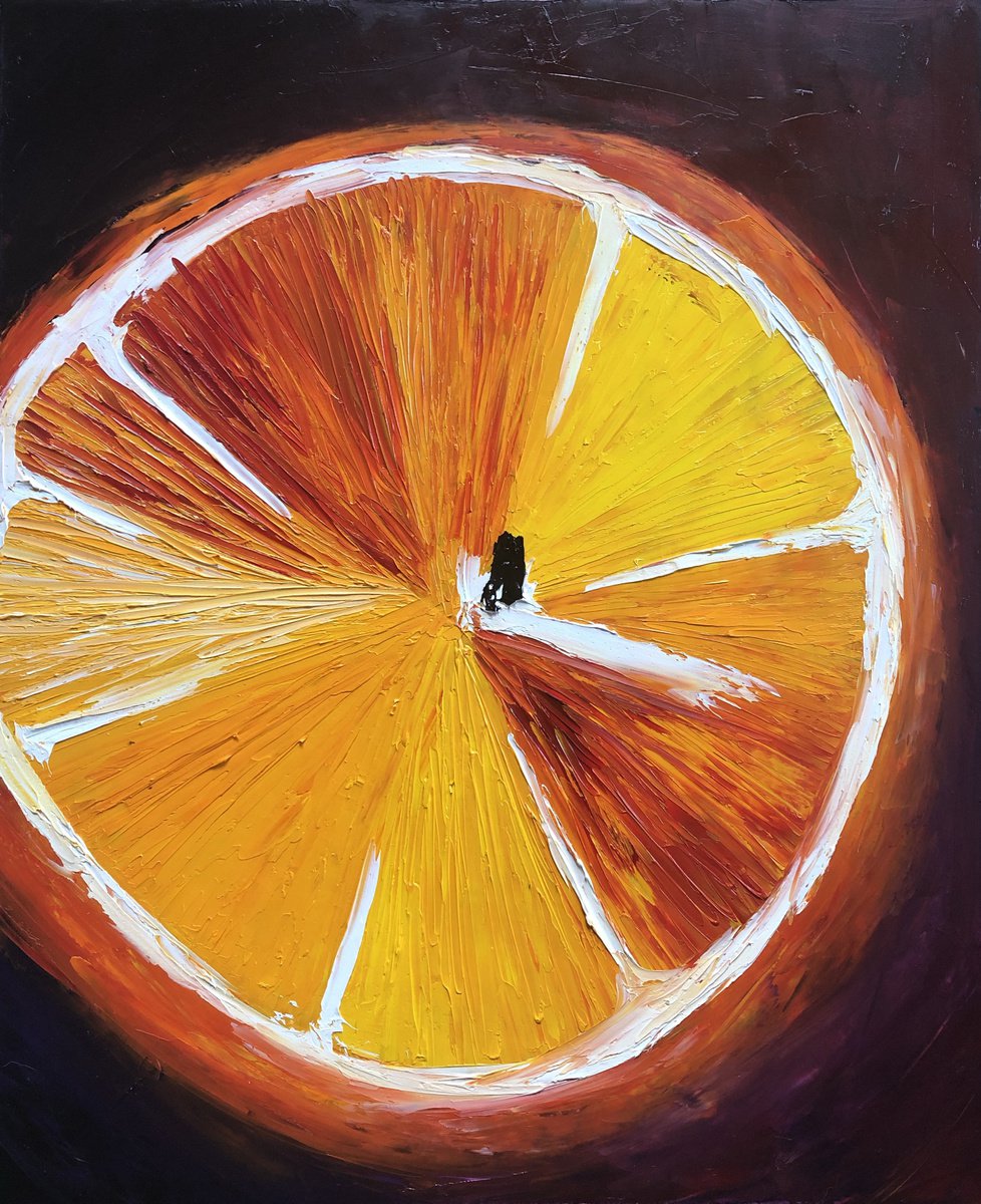 Orange by Anastasiia Novitskaya