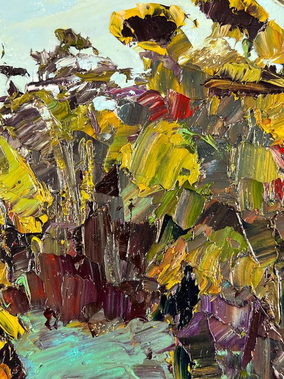 Sunflowers Bowed Down