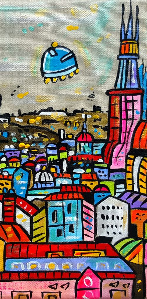 Prague in a parallel world.. by Maria Luisa  Azzini