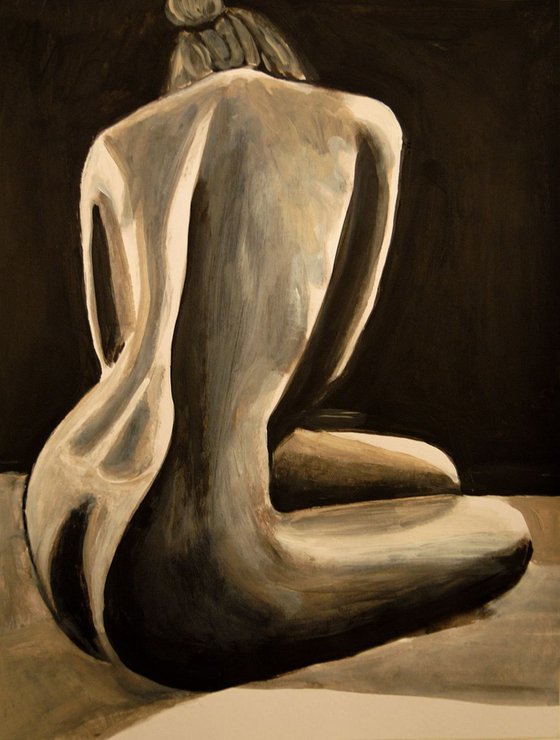 Nude 203 /  40.5 x 30.5 cm
