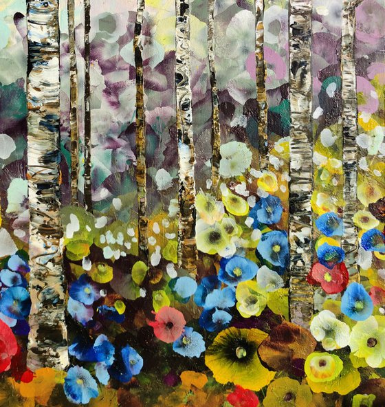 Golden Birch Garden