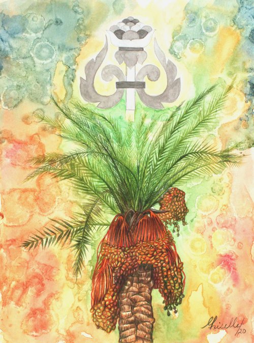 Sacred plants: Date palm. by Griselle Morales Padrón