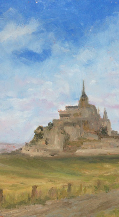 Mont St Michel Normandy by Egidius Heerkens