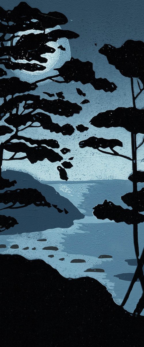 Moonlit Loch by Joanne Spencer