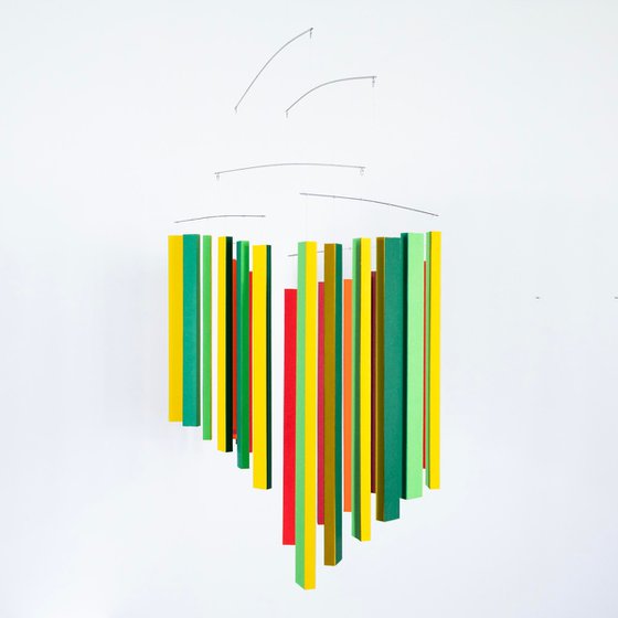 Moving stripes mobile No. 2