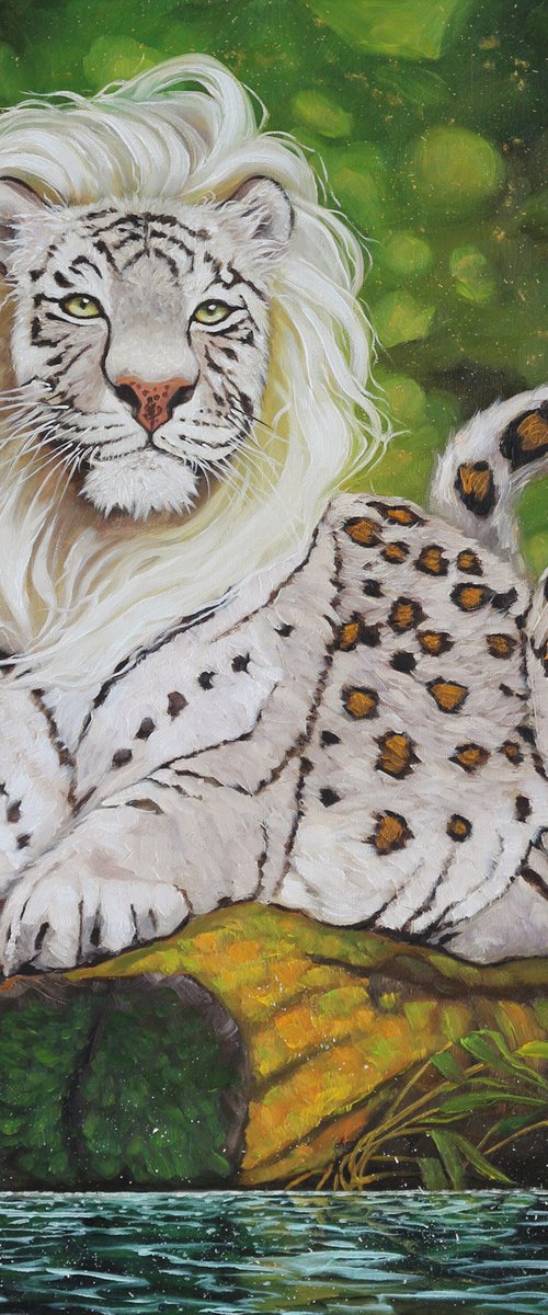 Mythical big cat by Yue Zeng