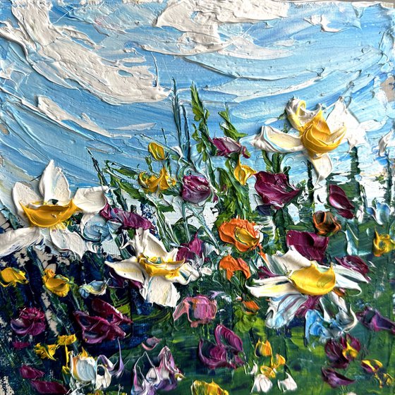 Wild Flowers impasto