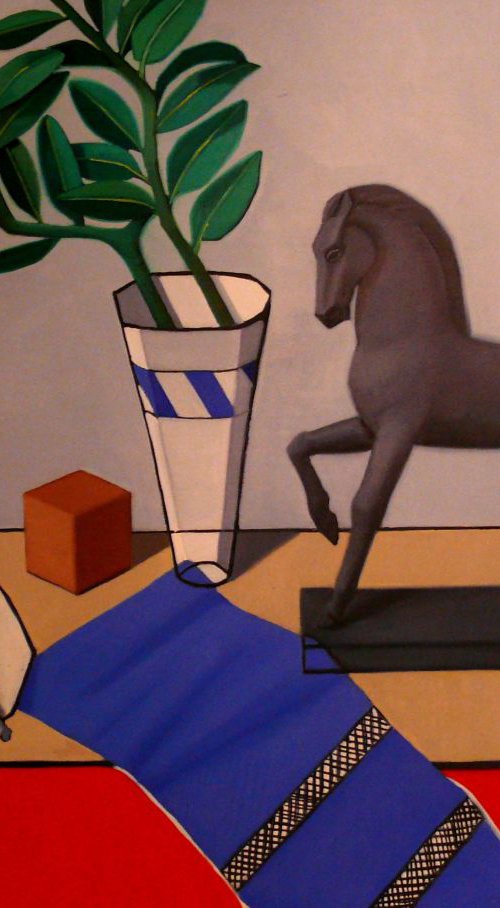 Equestrian Still-Life With Pears. by Paul Rossi