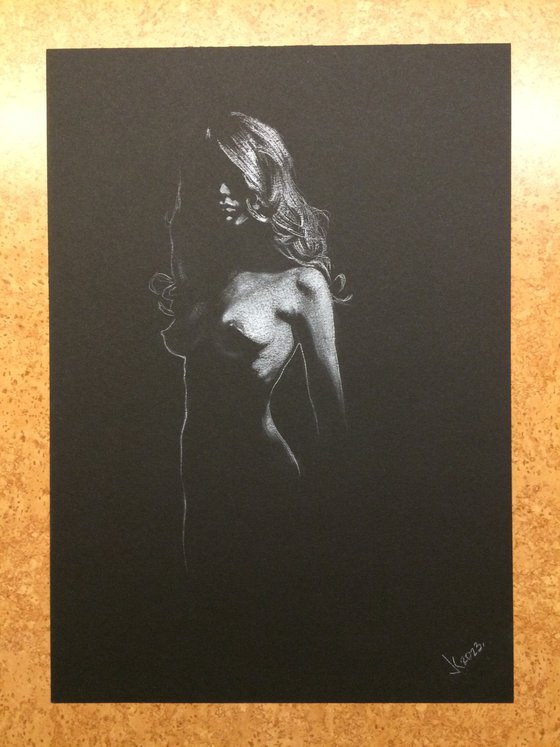 Nude noir #283 (21X29)cm