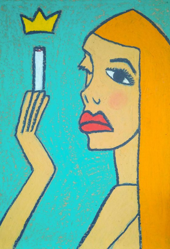 Sister of cigarette queen