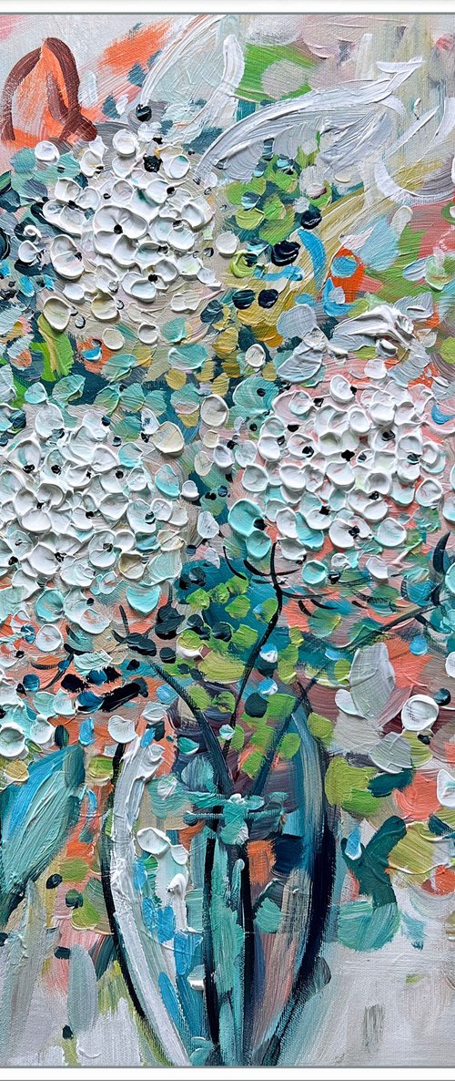 Blue Hydrangea Bouquet by Lana Guise