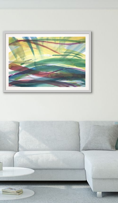 'Radiance 1'  large painting by Kevin Harper