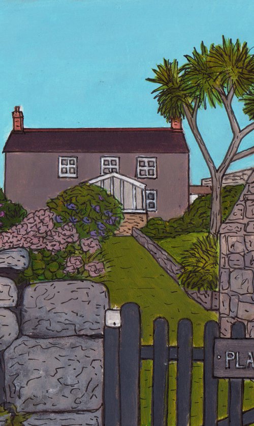 Cottage on St Martins, Isles of Scilly by Tim Treagust