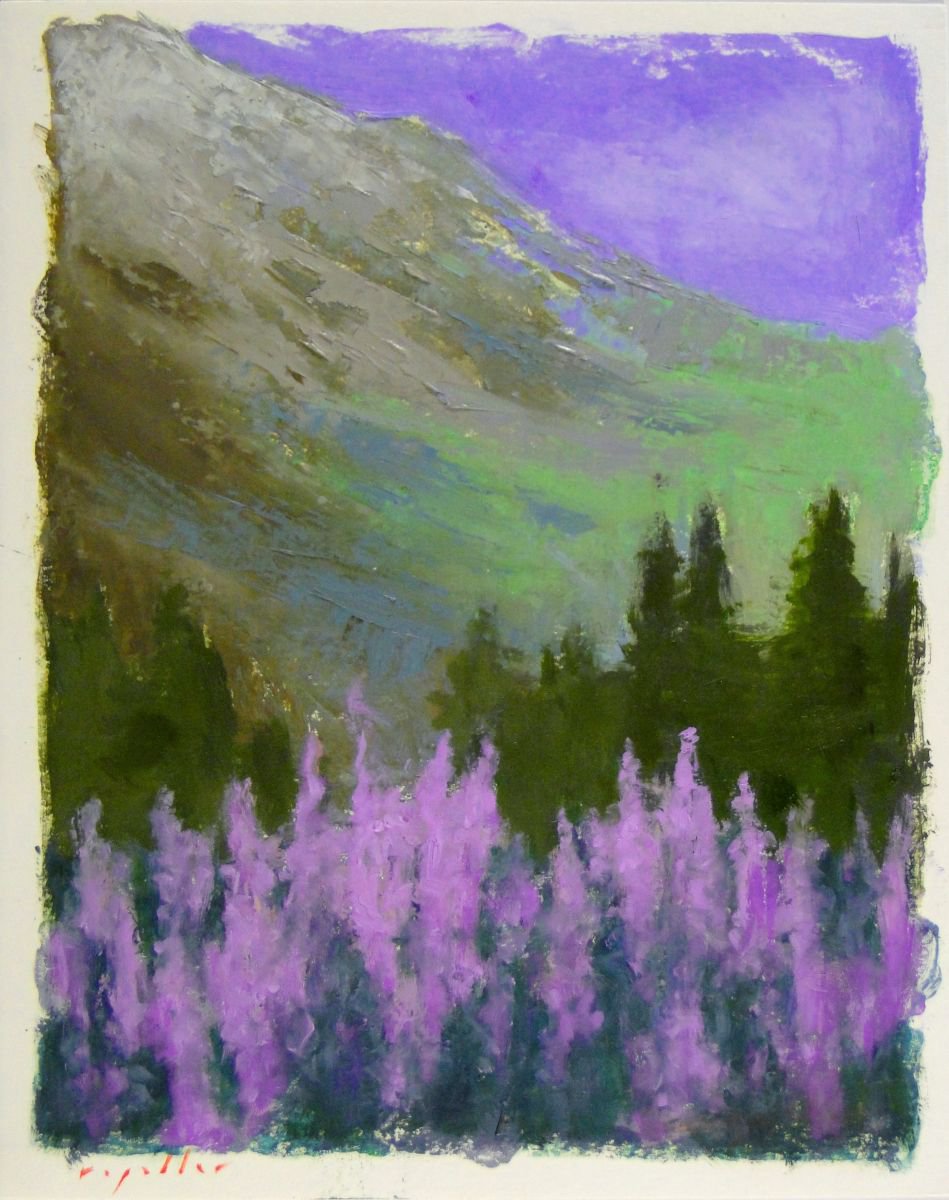 Mountain Lupines by Rick Paller