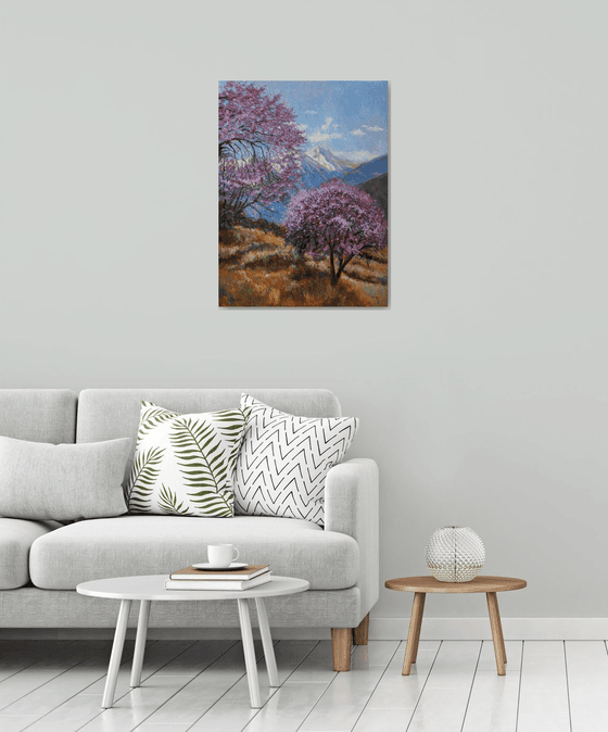 Almond Trees in Bloom
