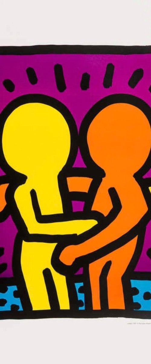 Untitled (Best Buddies) by Keith Haring