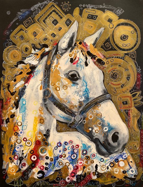 White Horse by Ivetta Ki