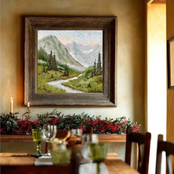 Mountain Stream in the Rockies