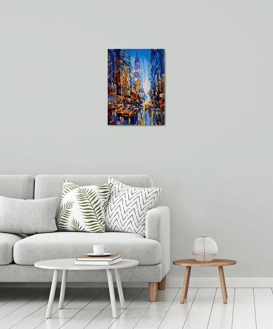 Abstract cityscape (New York)