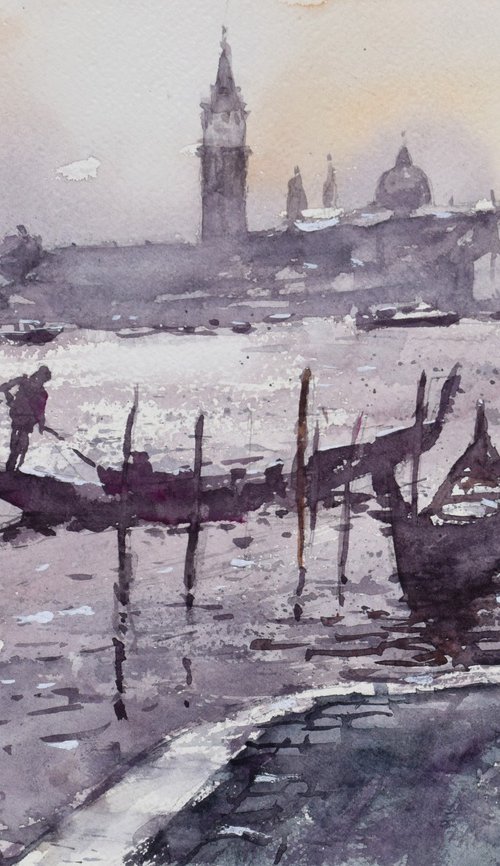 Venice impression 3 by Goran Žigolić Watercolors