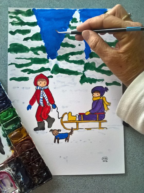 Children in Winter Wonderland