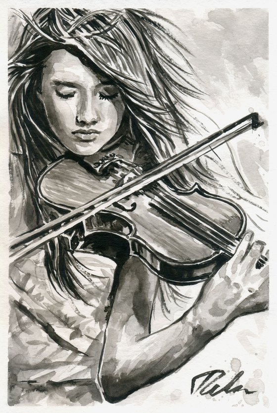 "Young Violinist"