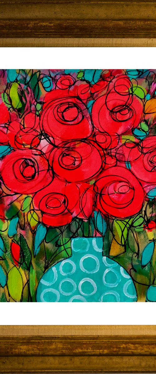 Red Bouquet III by Jan Rippingham