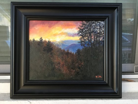 SUNRISE AT NEWFOUND GAP