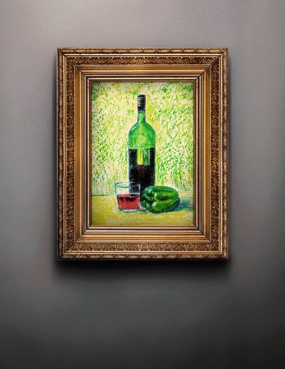 Green Wine Bottle