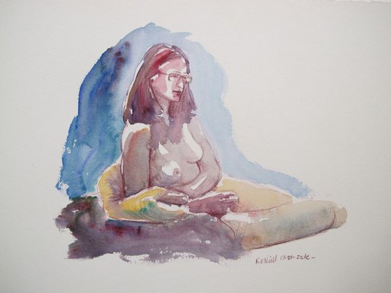 reclining female nude