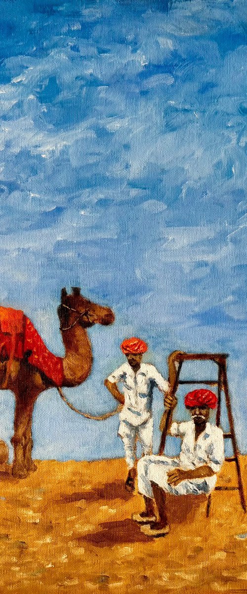 Camel ride, anyone? by Uma  Krishnamoorthy