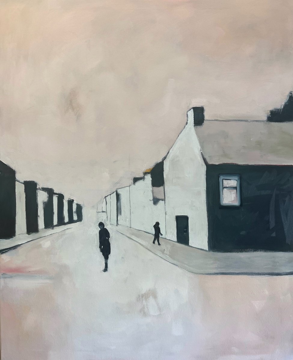 Expressive Abstract Oil Painting By Romuald Mulk Musiolik, 31 X 39", Gilnahirk, Original Artwork