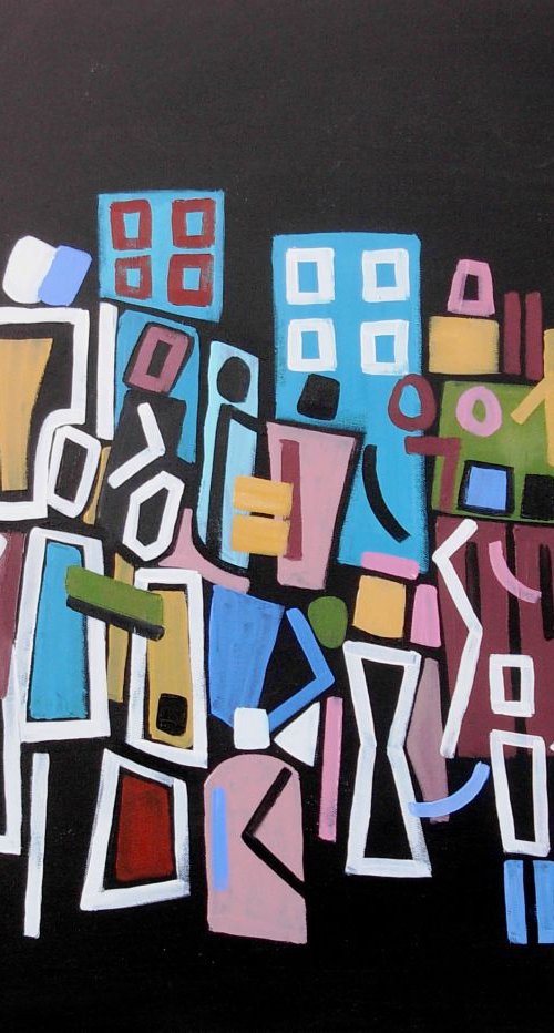 City Abstract by Jan Rippingham