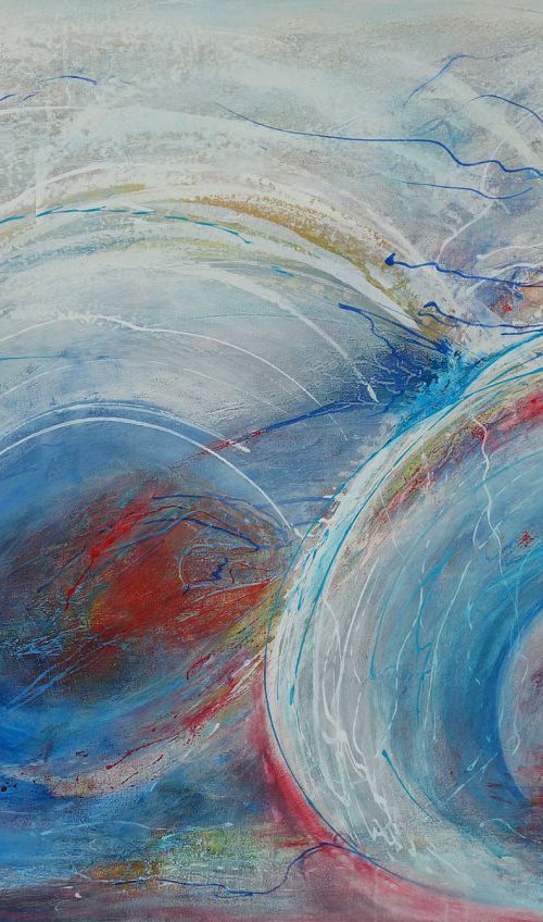 Atracción interpersonal- Interpersonal attraction 114 x 162 cm by Doris Duschelbauer