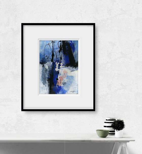 Sacred Journey 5 - Minimal Abstract Landscape Painting  by Kathy Morton Stanion