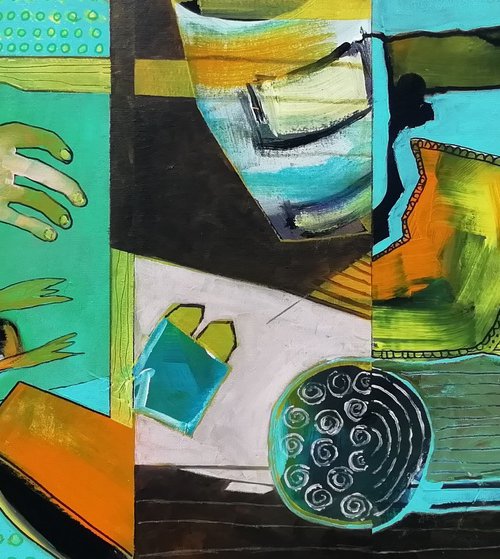 Abstract fragments 04 by Francisco Santos