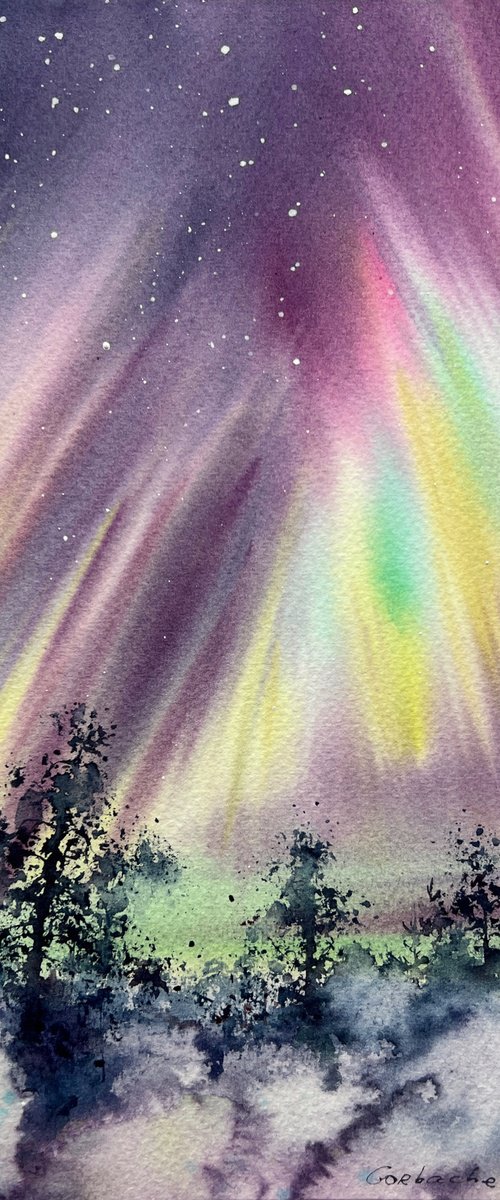 Northern lights #38 by Eugenia Gorbacheva