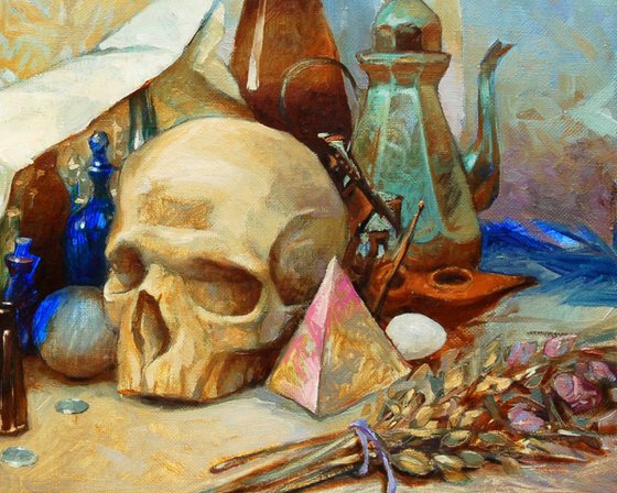 Still Life with Skull