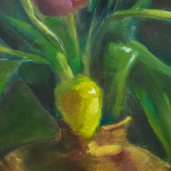 Tulips painting Still life