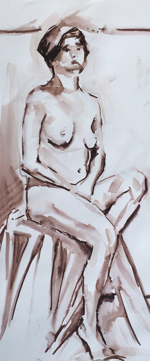 Nude 3 by Louise Gillard