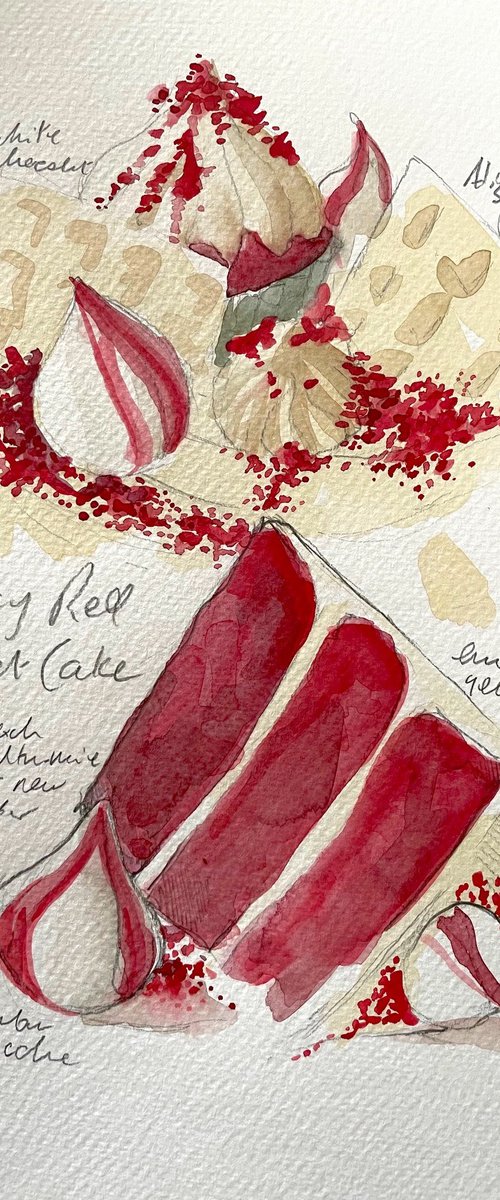 Fancy Red Velvet Cake by Naomi Tomkys OBE