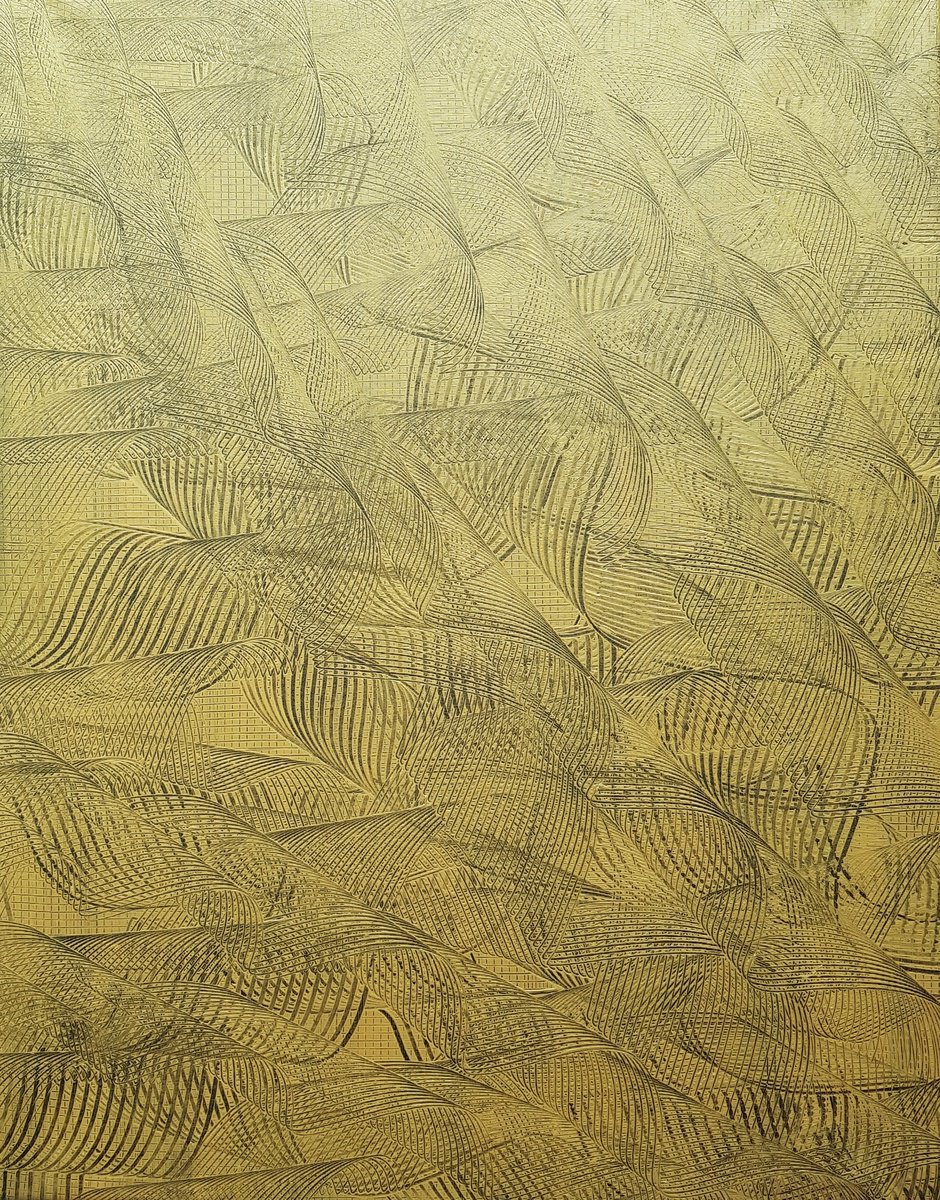 Abstract Acrylic Painting By Ivana Olbricht, 37 X 30, My Heart Beats For You, Original Artwork