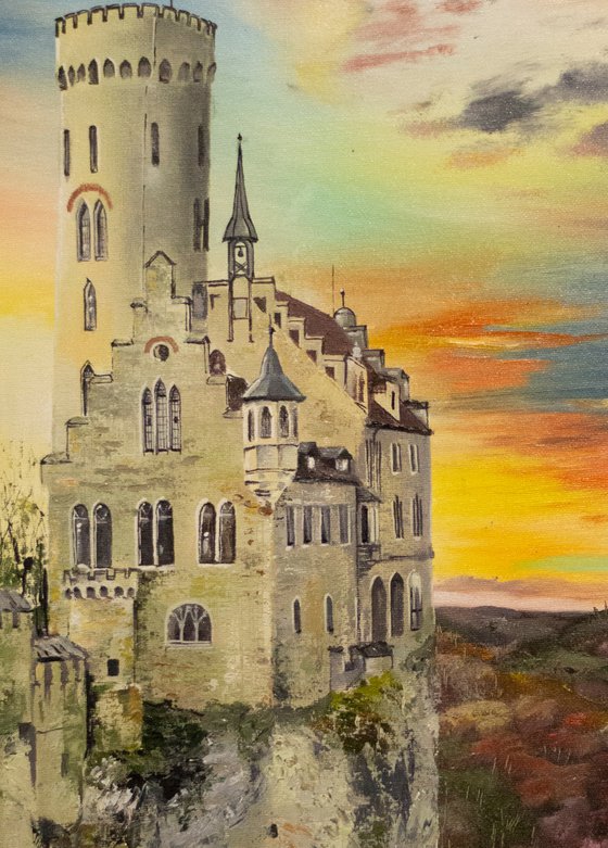 LICHTENSTEIN. VADUZ. Castle.landscape.